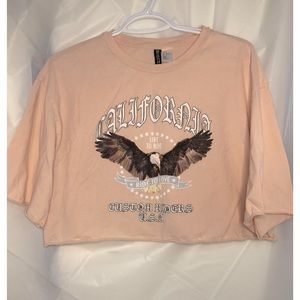 MOTORCYCLE CROPPED TEE